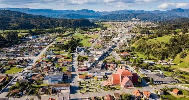 Vista aérea de Urubici